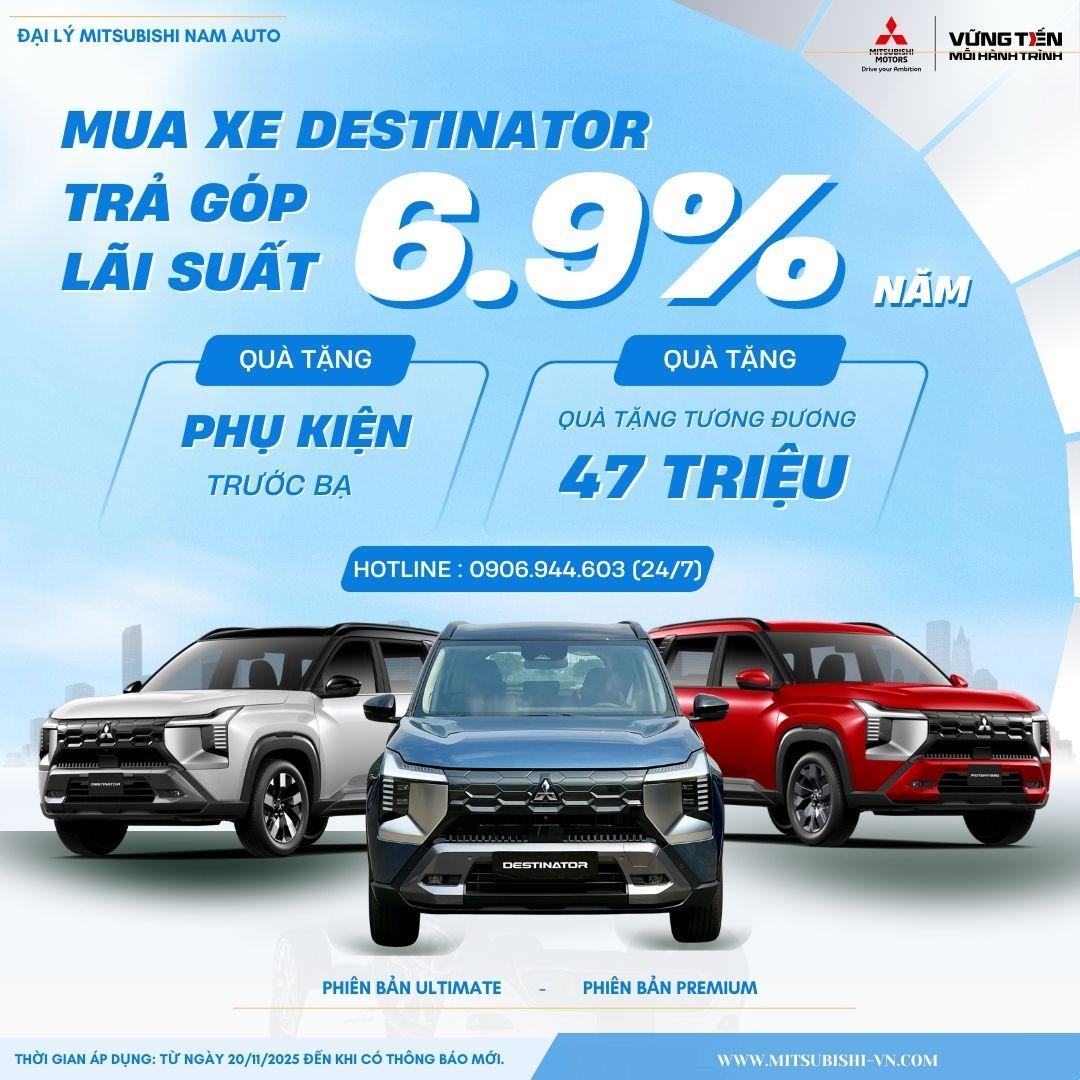 trả góp Mitsubishi Destinator